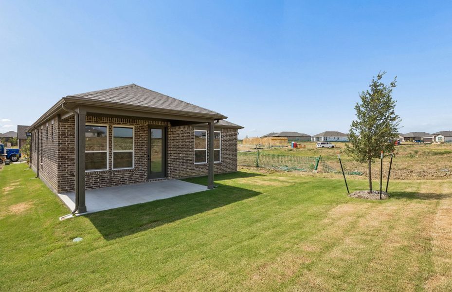 Exterior details and patio area of a home in Del Webb at Legacy Hills, Celina (Image 2).