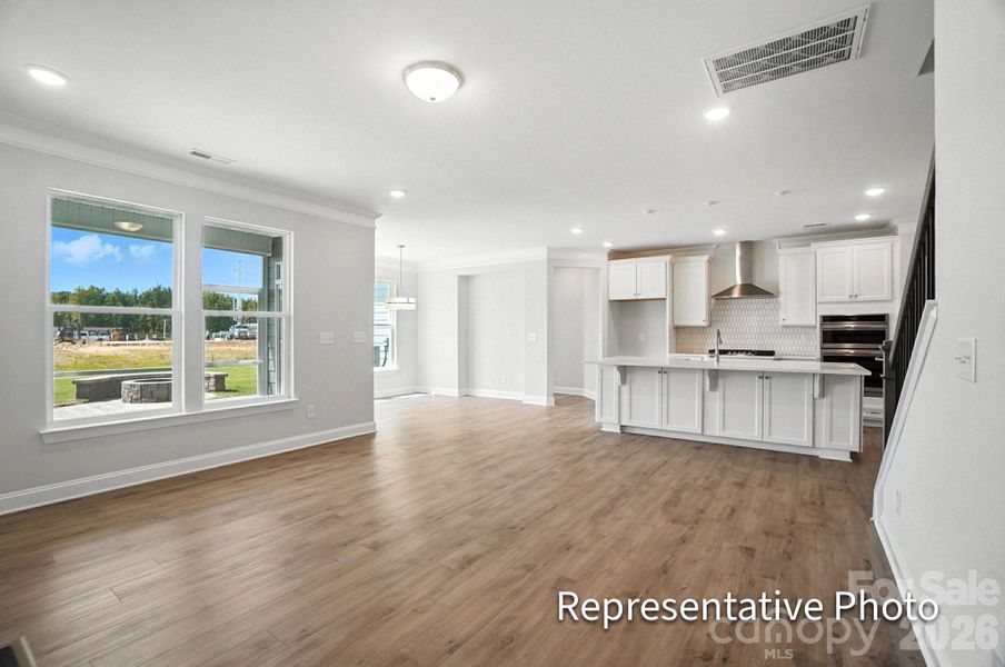 Spacious, unfurnished interior of a new home in Waterford Commons, Rock Hill (Image 8).