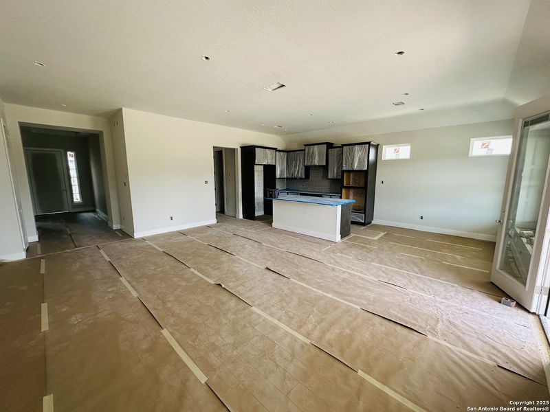 In-progress construction of a new home in Village at Three Oaks, Seguin, TX (Image 6). In-progress construction of a new home in Village at Three Oaks, Seguin, TX (Image 6).