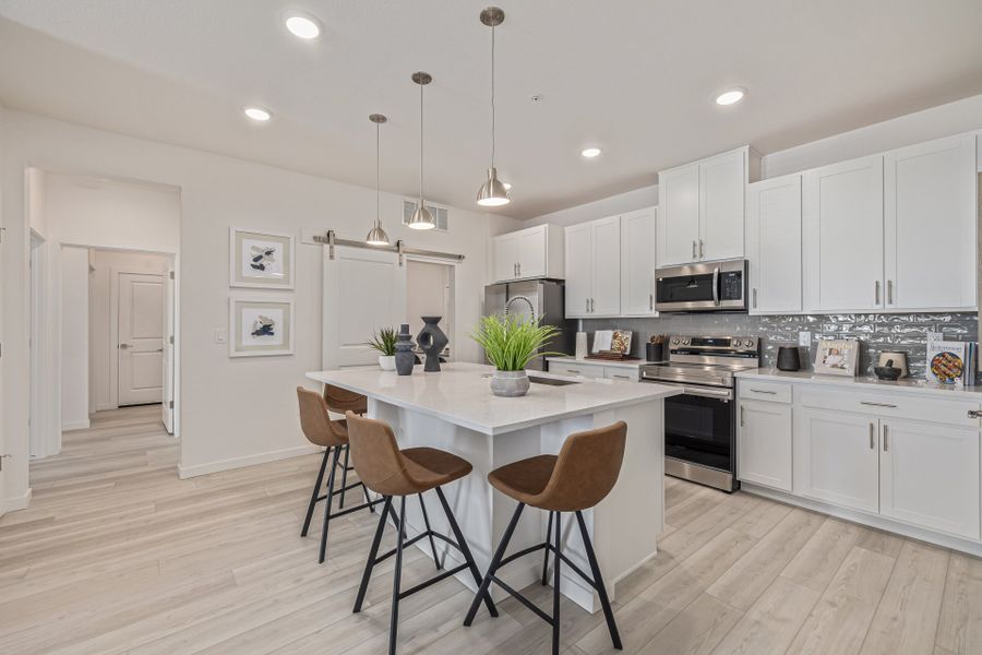 Furnished interior view inside a new home in The Residences at Victory Ridge, Colorado Springs (Image 4).