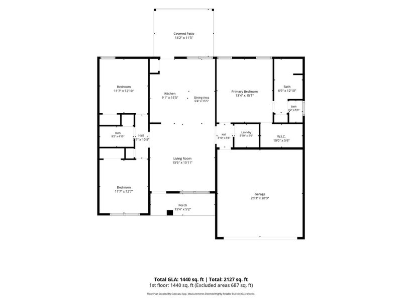 2D floor plan layout of this home in , Albemarle, NC (Image 5).