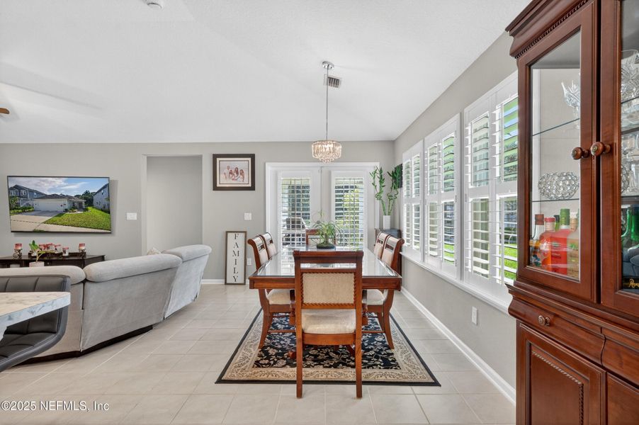 Furnished interior view inside a new home in Brookside Preserve, St. Johns (Image 4).