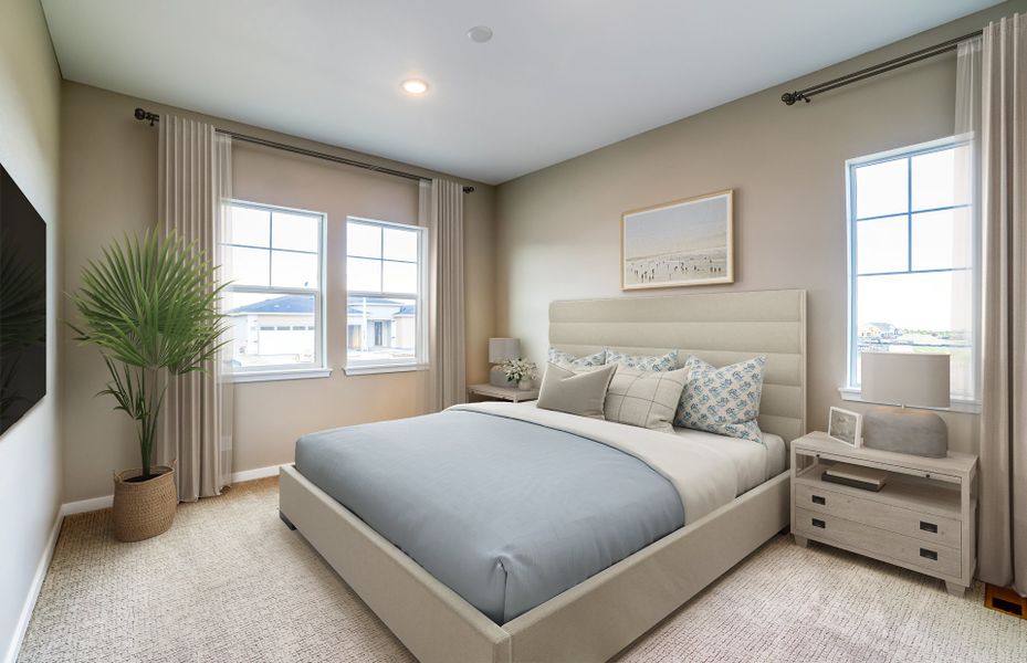 Representative furnished interior of a home built from the Virtue by Pulte Homes in Hilltop at Inspiration, Aurora (Image 6).