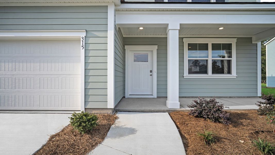 Exterior details and patio area of a home in Fernhill Farms, Statesboro (Image 2). Exterior details and patio area of a home in Fernhill Farms, Statesboro (Image 2).