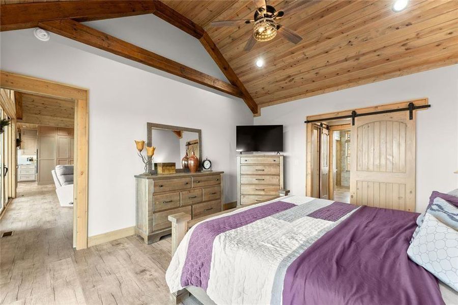 Furnished interior view inside a new home in , Cleveland (Image 22).