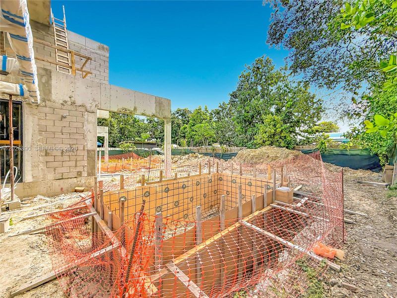 In-progress construction of a new home in , Miami, FL (Image 15). In-progress construction of a new home in , Miami, FL (Image 15).