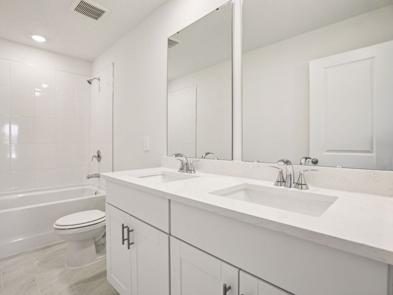 Furnished interior view inside a new home in Hamilton Bluff - Classic Series, Haines City (Image 7).