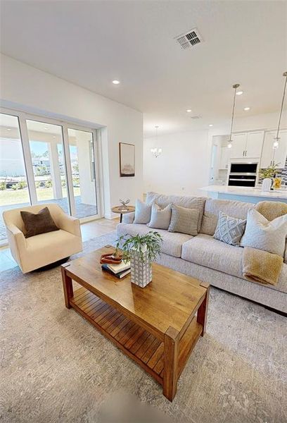 Furnished interior view inside a new home in Palms at Windermere, Windermere (Image 4).