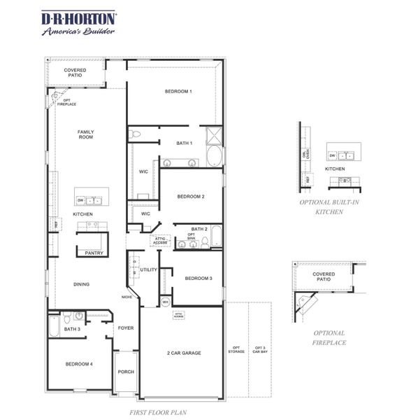 2D floor plan layout of this home in Lago Mar, Texas City, TX (Image 2).
