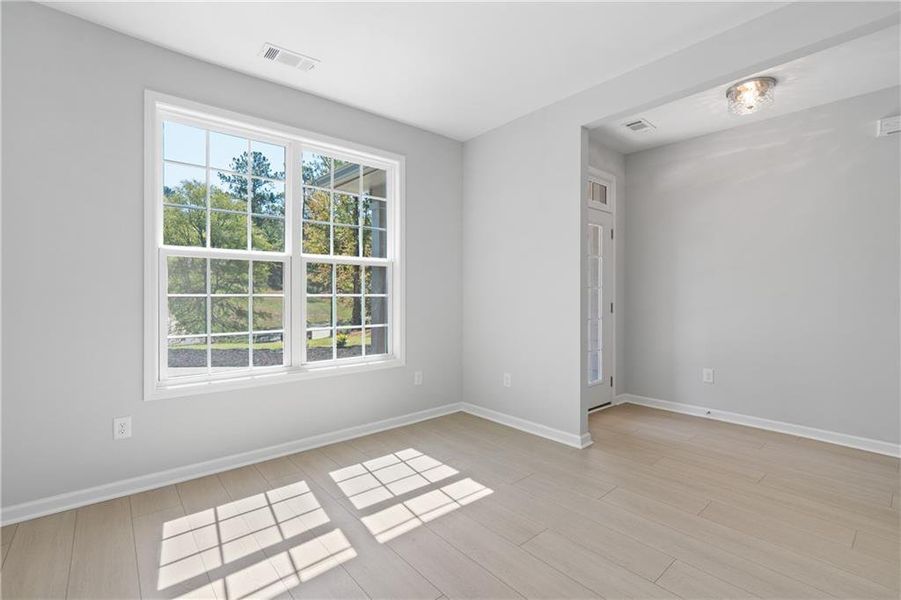 Spacious, unfurnished interior of a new home in , Gray (Image 52).