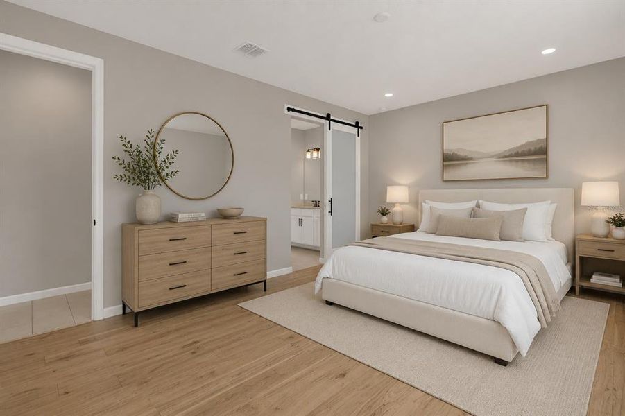 Furnished interior view inside a new home in Seasons at Lakeside Forest, Tavares (Image 17).