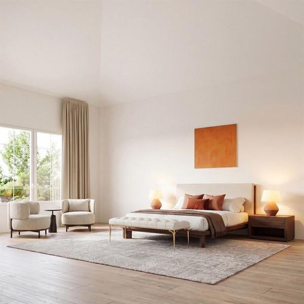 Furnished interior view inside a new home in , Atlanta (Image 9). Furnished interior view inside a new home in , Atlanta (Image 9).