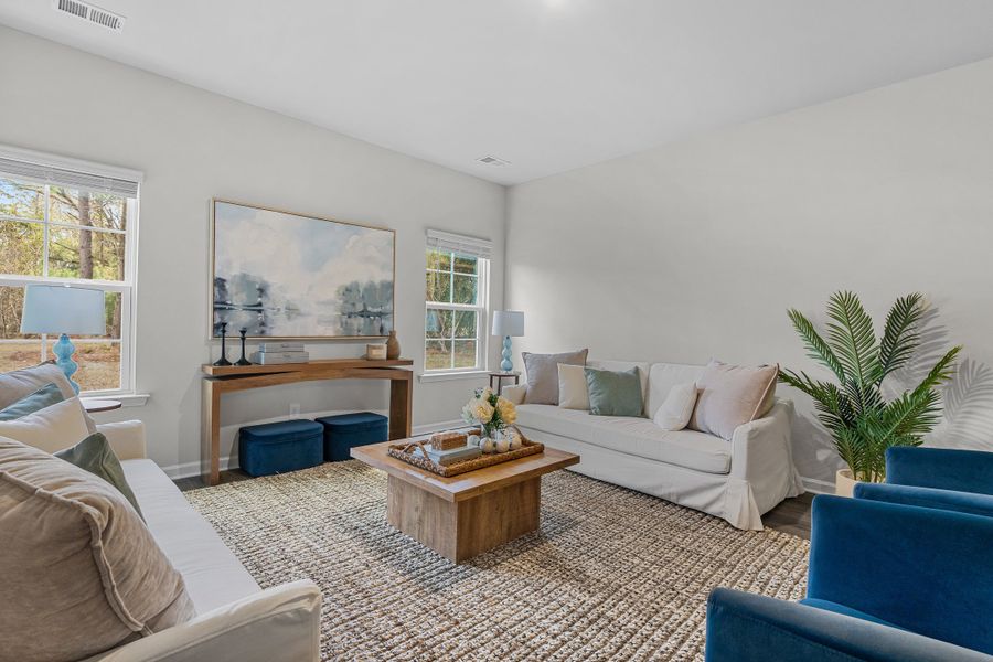 Representative furnished interior of a home built from the Hawthorne E by McGuinn Homes in Pine Street, Yemassee (Image 47). Representative furnished interior of a home built from the Hawthorne E by McGuinn Homes in Pine Street, Yemassee (Image 47).