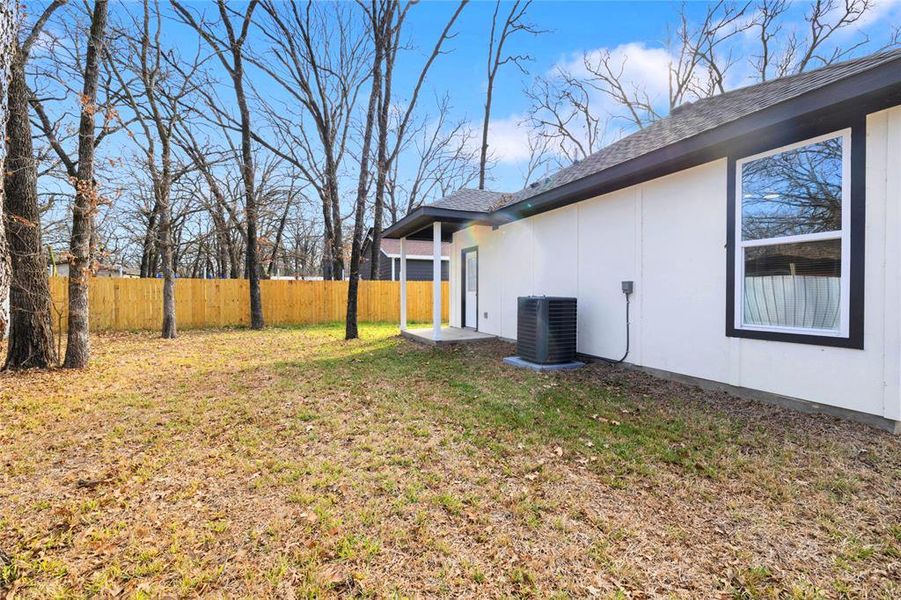 Exterior details and patio area of a home in , Mabank (Image 3). Exterior details and patio area of a home in , Mabank (Image 3).