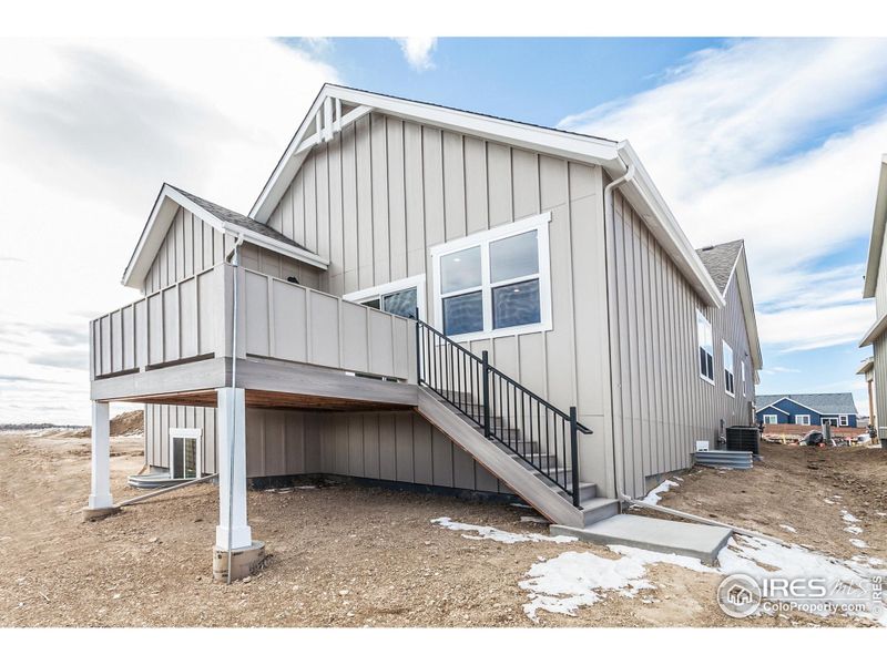 Exterior details and patio area of a home in Wilson Commons, Loveland (Image 27).