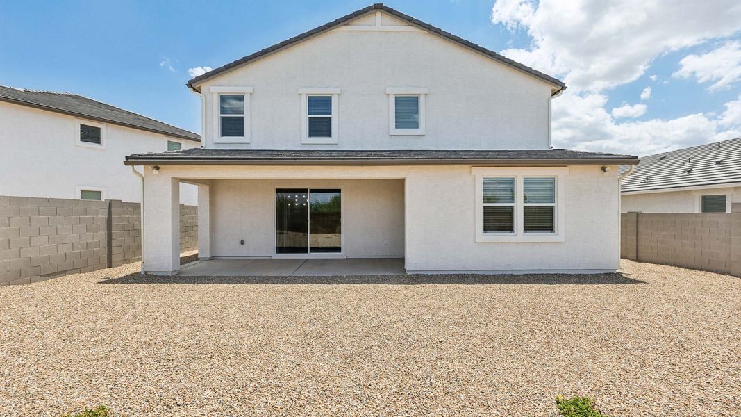 Representative exterior details of a home built from the Miraval by D.R. Horton in The Ridge at Stone Butte, Phoenix (Image 25).