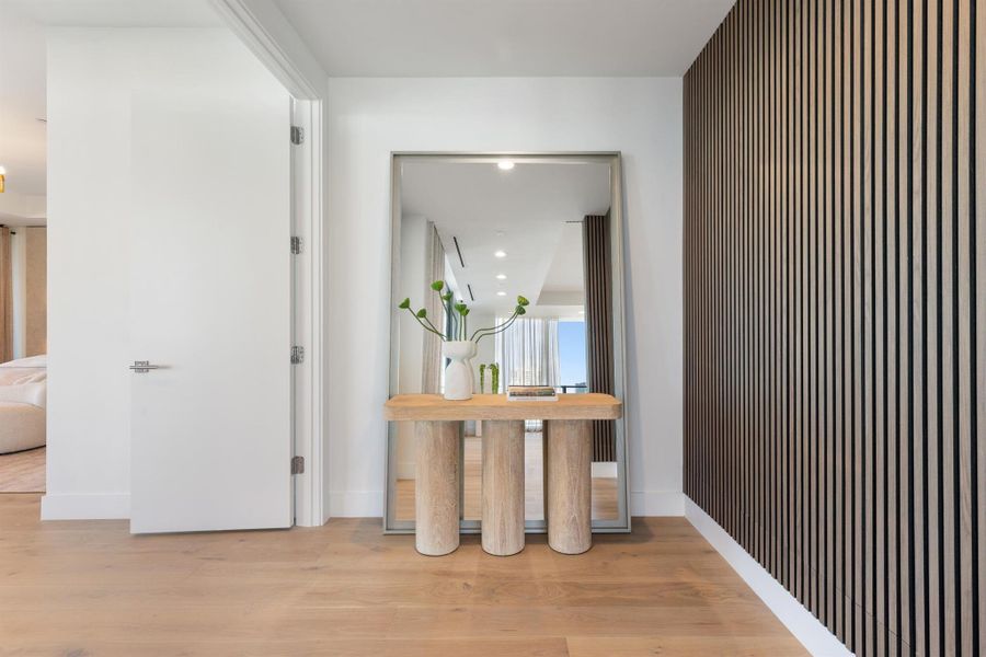 Furnished interior view inside a new home in , West Palm Beach (Image 37).