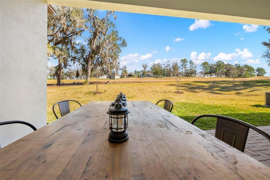 Exterior details and patio area of a home in , Brooksville (Image 35).