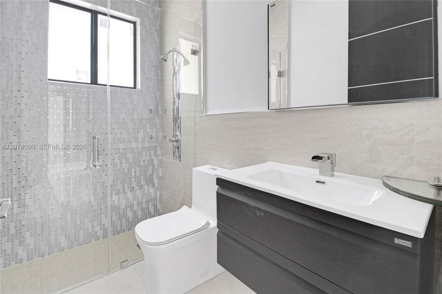 Furnished interior view inside a new home in , Miami (Image 10).