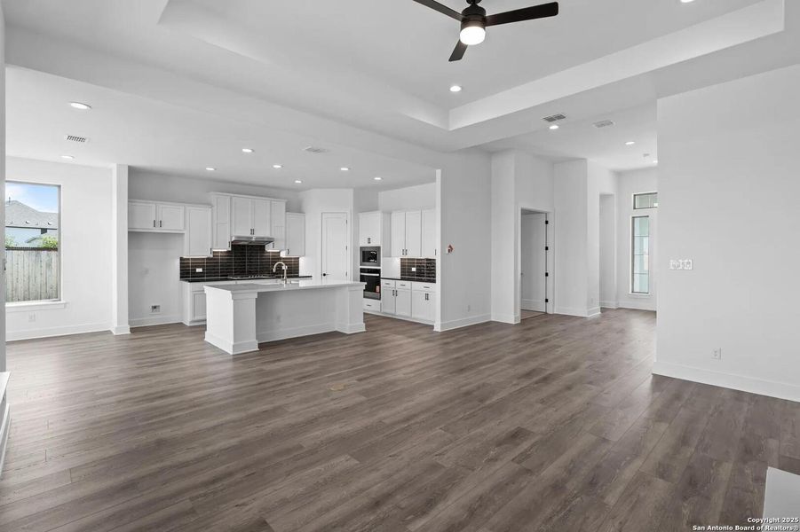 Furnished interior view inside a new home in Legacy at Lake Dunlap, New Braunfels (Image 3). Furnished interior view inside a new home in Legacy at Lake Dunlap, New Braunfels (Image 3).