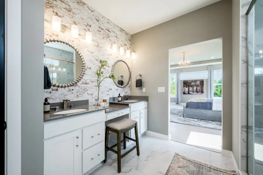 Representative furnished interior of a home built from the Leland by Fischer Homes in Leeland Farms, Fuquay Varina (Image 27).