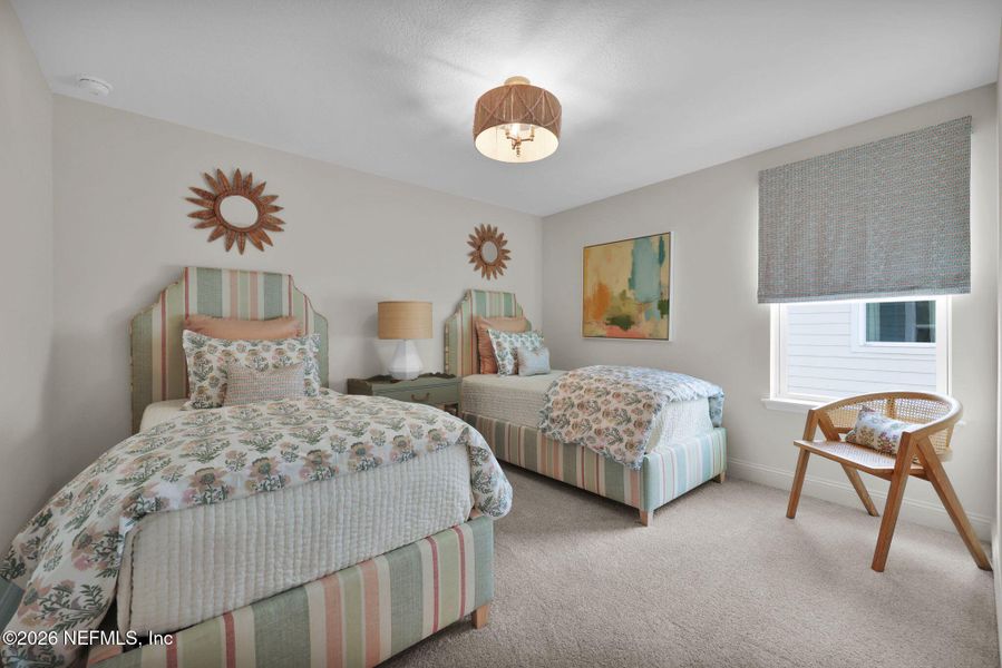 Furnished interior view inside a new home in Mariposa at EverRange 40' Series, Jacksonville (Image 47).