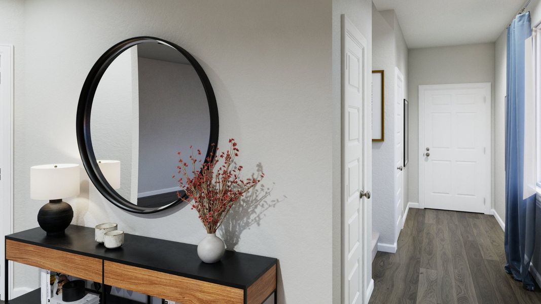 Representative furnished interior of a home built from the The Darwin by Legend Homes in Ridgeland Hills, Willis (Image 12).