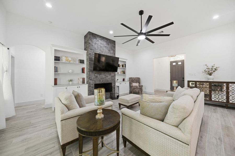 Furnished interior view inside a new home in , New Ulm (Image 35).