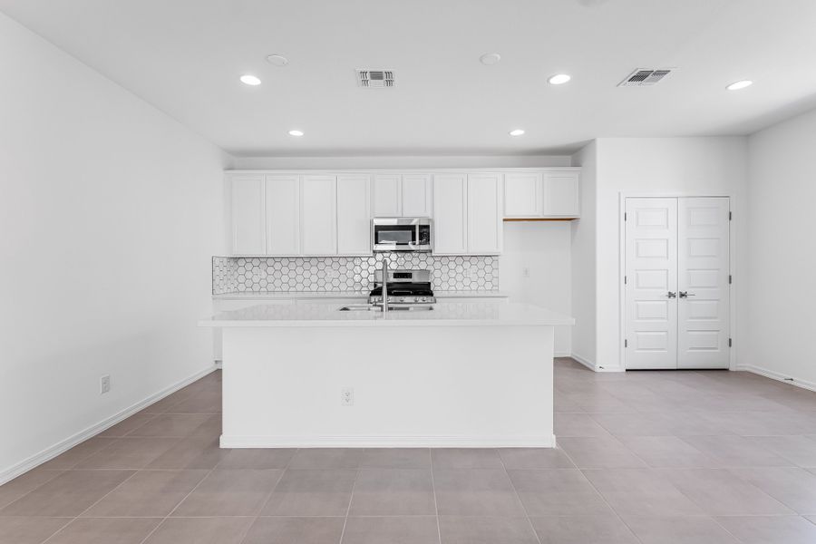 Furnished interior view inside a new home in Avila at Rancho Mercado, Surprise (Image 6). Furnished interior view inside a new home in Avila at Rancho Mercado, Surprise (Image 6).