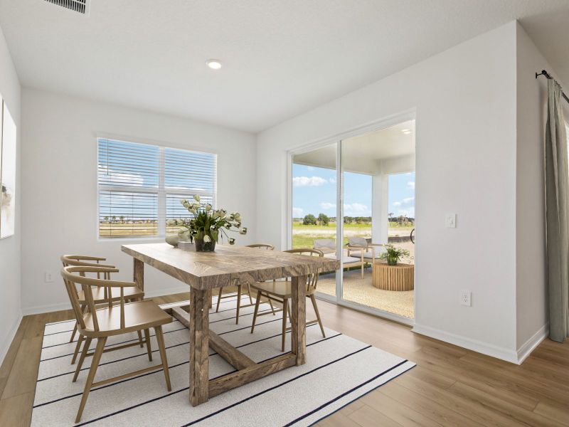 Furnished interior view inside a new home in Coasterra - Reserve Series, Palmetto (Image 6).