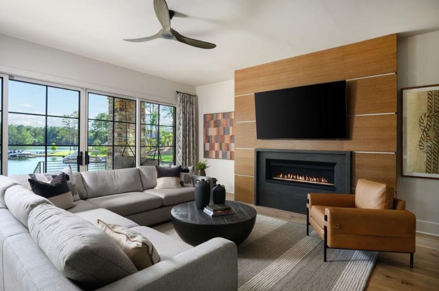 Furnished interior view inside a new home in , Gainesville (Image 9).