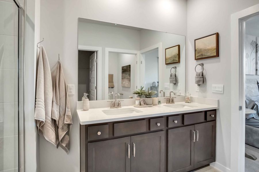 Representative furnished interior of a home built from the SEVERN by D.R. Horton in Nexus South, Gallatin (Image 14).