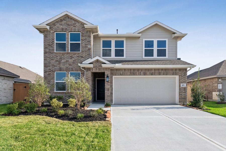 Gorgeous Tigris II design by K. Hovnanian Homes in elevation SA built in Aspire at River Ranch Trails. Gorgeous Tigris II design by K. Hovnanian Homes in elevation SA built in Aspire at River Ranch Trails.