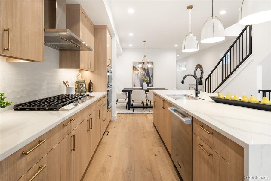 Furnished interior view inside a new home in , Denver (Image 2).
