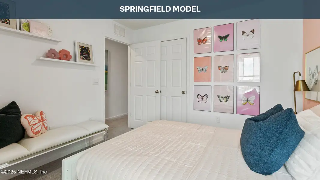 Furnished interior view inside a new home in Stokes Landing, St. Augustine (Image 13).