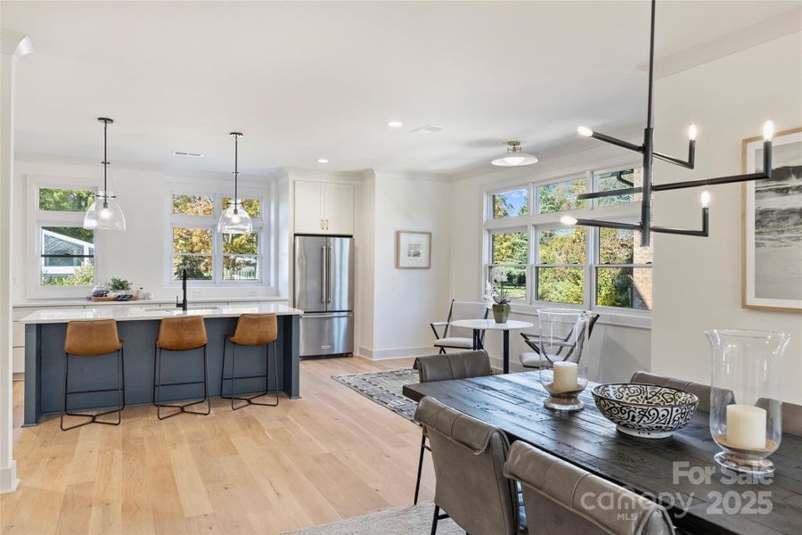 Furnished interior view inside a new home in , Charlotte (Image 4).