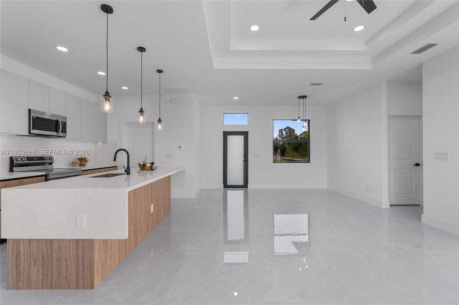 Furnished interior view inside a new home in , Lehigh Acres (Image 5). Furnished interior view inside a new home in , Lehigh Acres (Image 5).