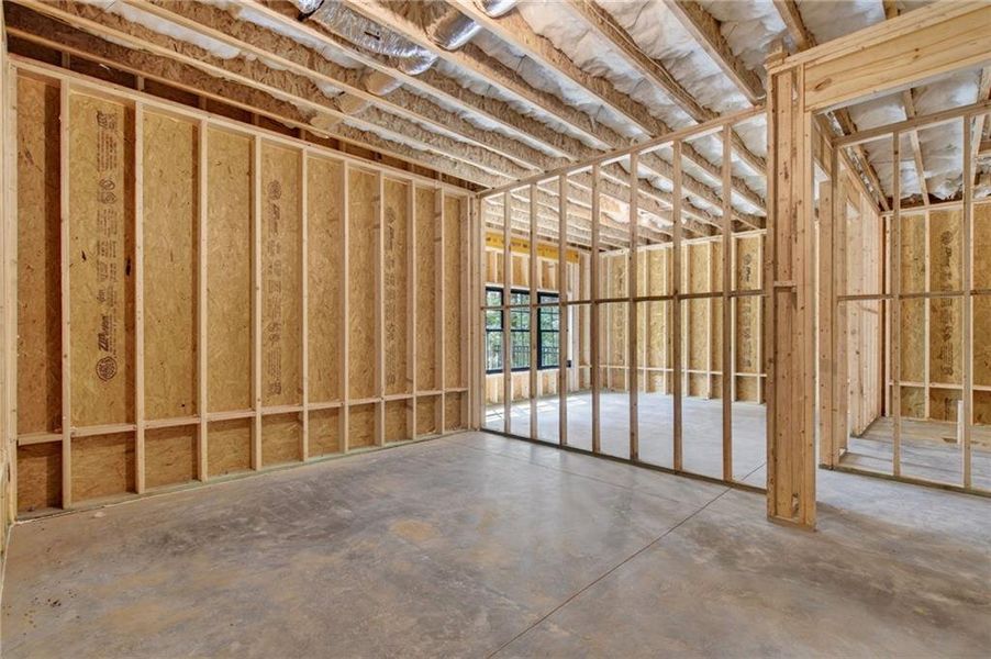 In-progress construction of a new home in , Cumming, GA (Image 64).