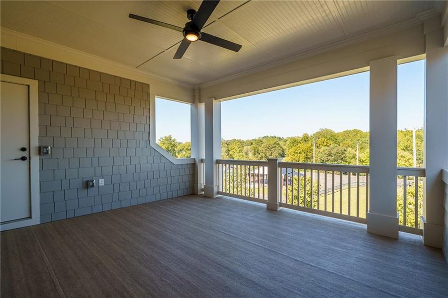 Exterior details and patio area of a home in , Ball Ground (Image 30).