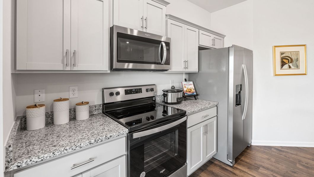 Furnished interior view inside a new home in Tanglewood Townes, Greenville (Image 10).