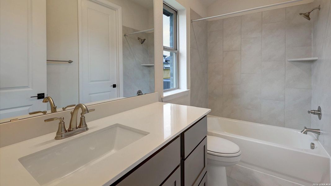 Furnished interior view inside a new home in Alsatian Oaks, Castroville (Image 15).