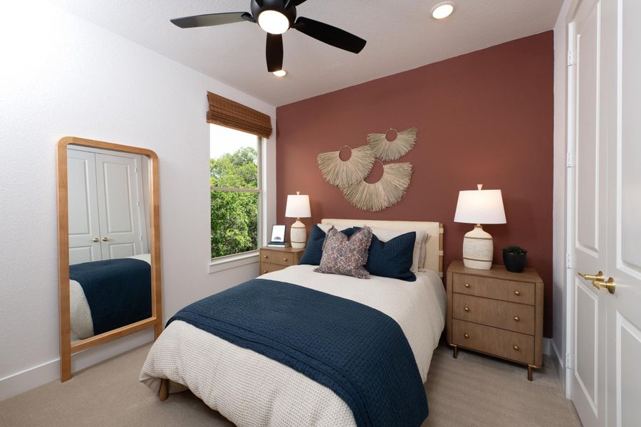 Representative furnished interior of a home built from the Mila by Tri Pointe Homes in Discovery Collection at The Meadows, Krum (Image 14).