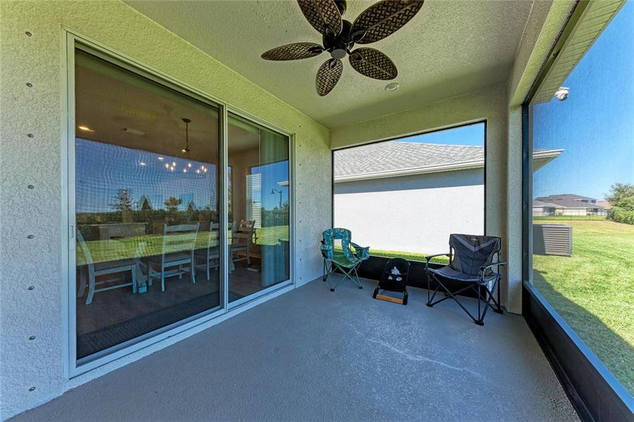Exterior details and patio area of a home in Aviary at Rutland Ranch, Parrish (Image 24).