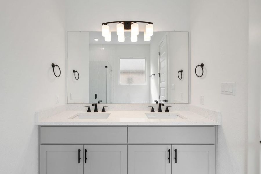 Furnished interior view inside a new home in Lariat, Liberty Hill (Image 5).