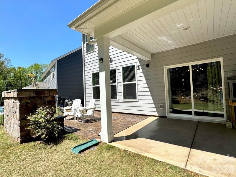 Exterior details and patio area of a home in Westport, York (Image 3). Exterior details and patio area of a home in Westport, York (Image 3).