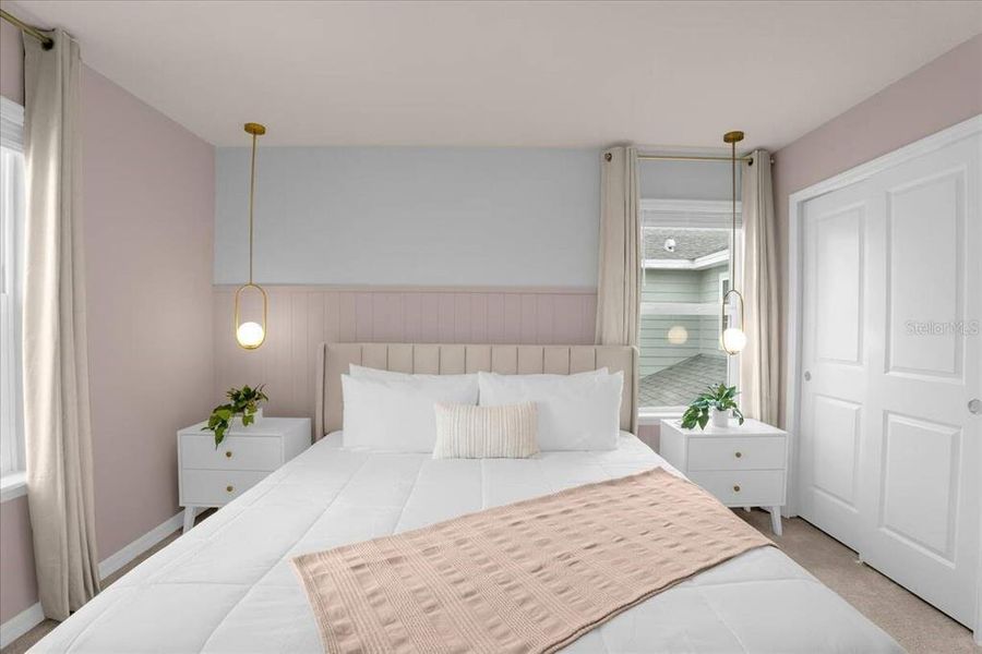 Furnished interior view inside a new home in , Clermont (Image 14).