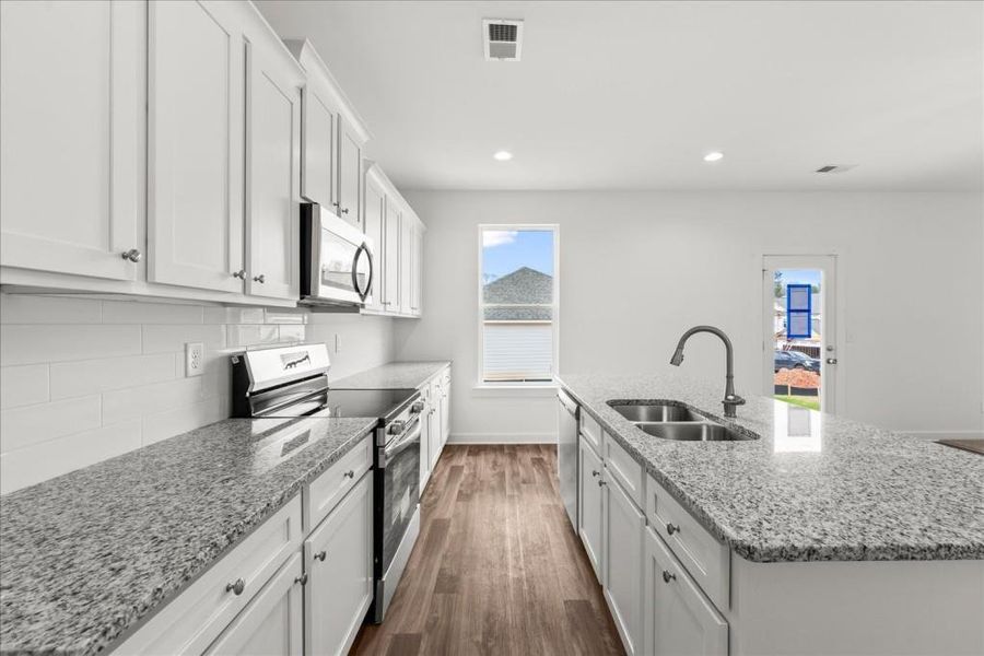 Furnished interior view inside a new home in , Statham (Image 14).