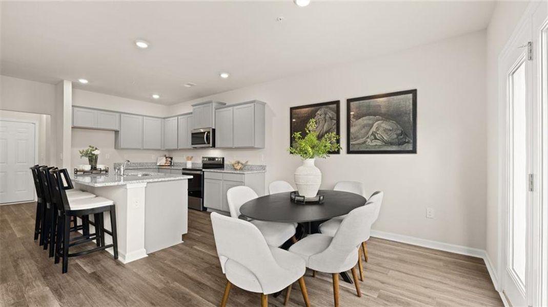 Furnished interior view inside a new home in Echo Glen, Stockbridge (Image 5).