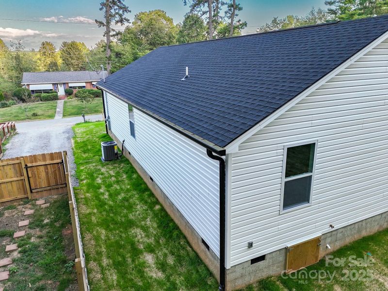 Exterior details and patio area of a home in , Brevard (Image 24). Exterior details and patio area of a home in , Brevard (Image 24).