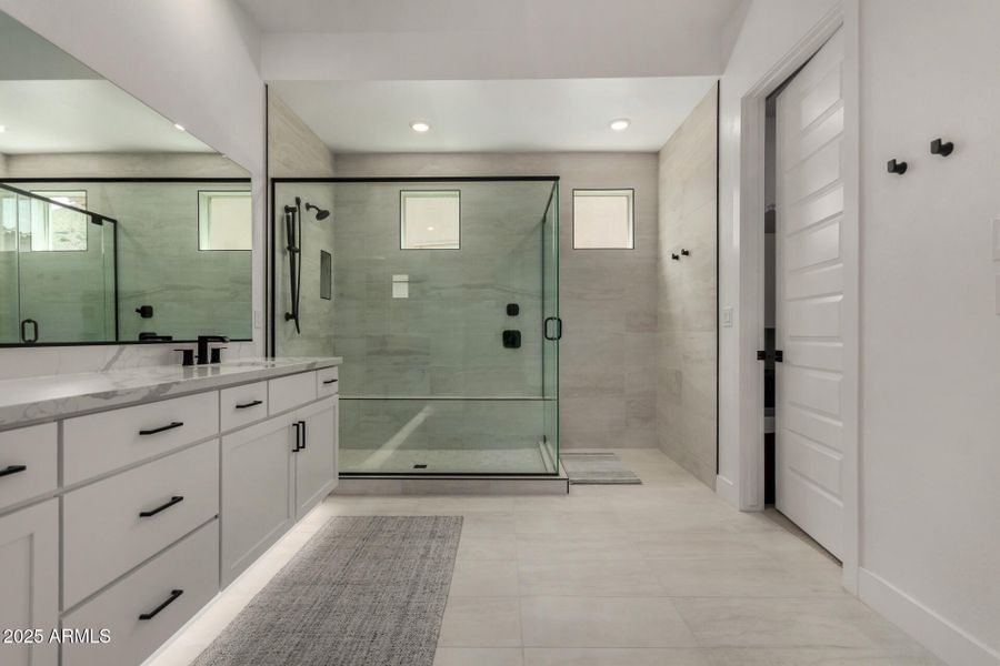 Spa-Like Shower & Vanity Spa-Like Shower & Vanity